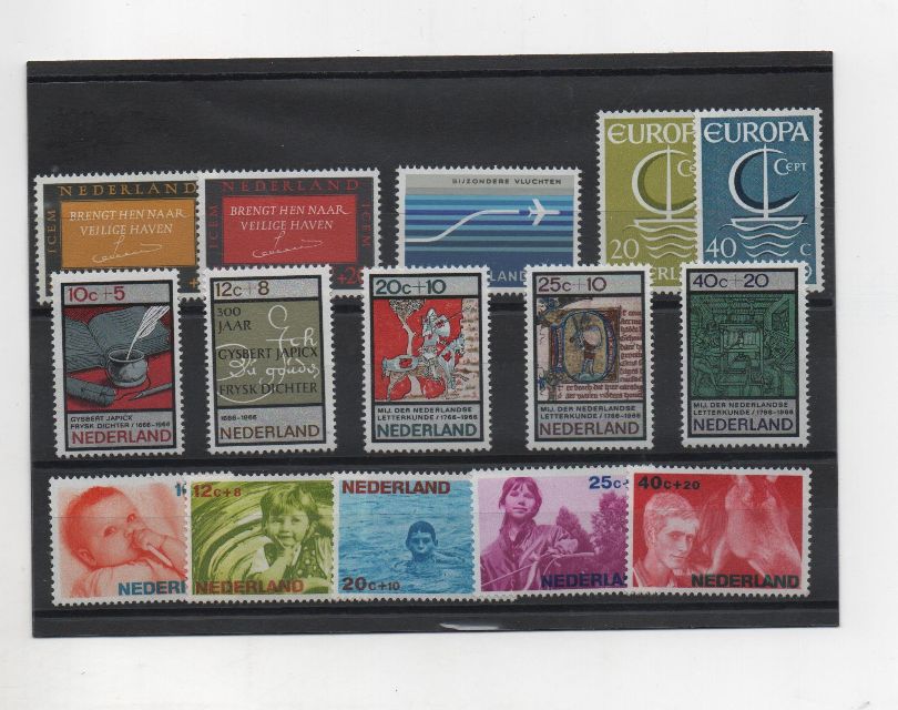 COLECCION SELLOS HOLANDA 1966